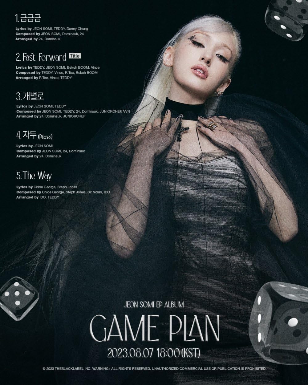 Jeon Somi GAME PLAN EP Contenido del álbum+tarjeta fotográfica+etc+seguimiento sellado SO MI (conjunto de fotolibros (rojo+negro))