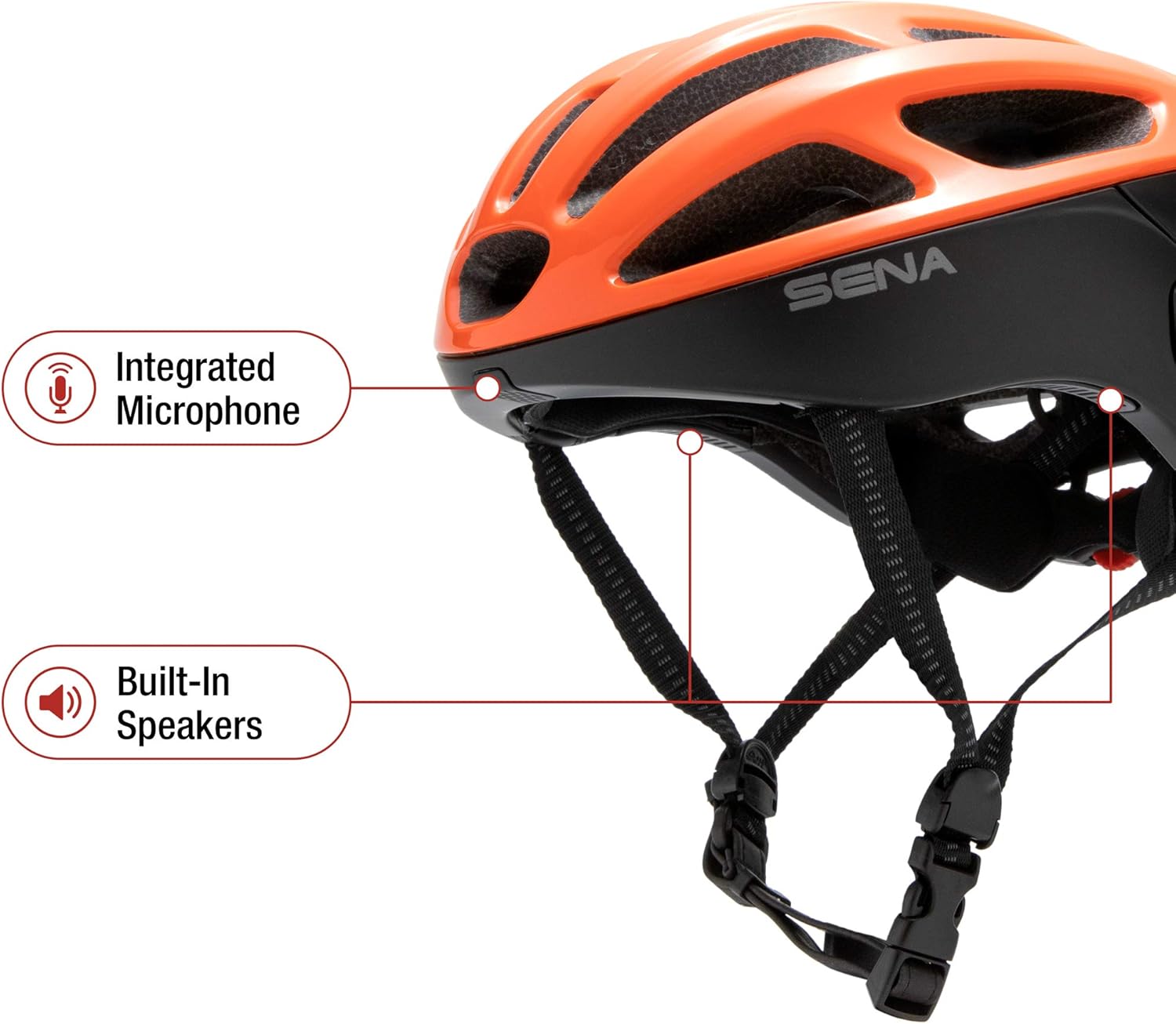 Sena Casco de ciclismo R1  R1 EVO Smart Communications