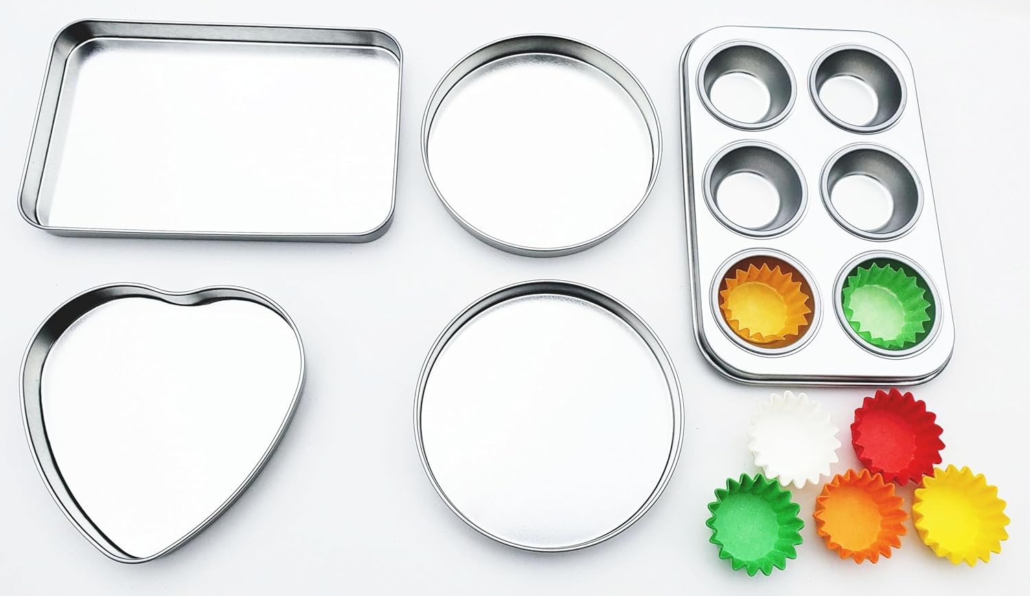 Juego de sartenes Super Deluxe compatible con Easy Bake Ultimate Oven  Incluye forros para cupcakes que caben en el horno, a diferencia de otros