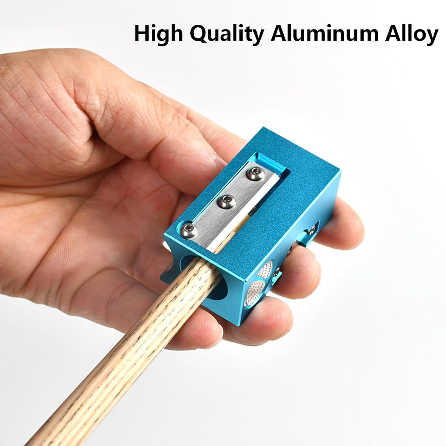 BestYiJo Moldeador de puntas de taco de piscina de aluminio 8 en 1, herramienta de reparación de puntas de palo de billar, kit de repuesto para