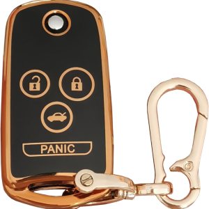 WKEDQAF Funda de TPU para llavero Acura compatible con Honda Accord Acura MDX Acura RDX Acura TL Acura TSX Acura ZDX (negro-H-b) WKEDQAF Funda de TPU para llavero Acura compatible con Honda Accord Acura MDX Acura RDX Acura TL Acura TSX Acura ZDX (negro-H-b)