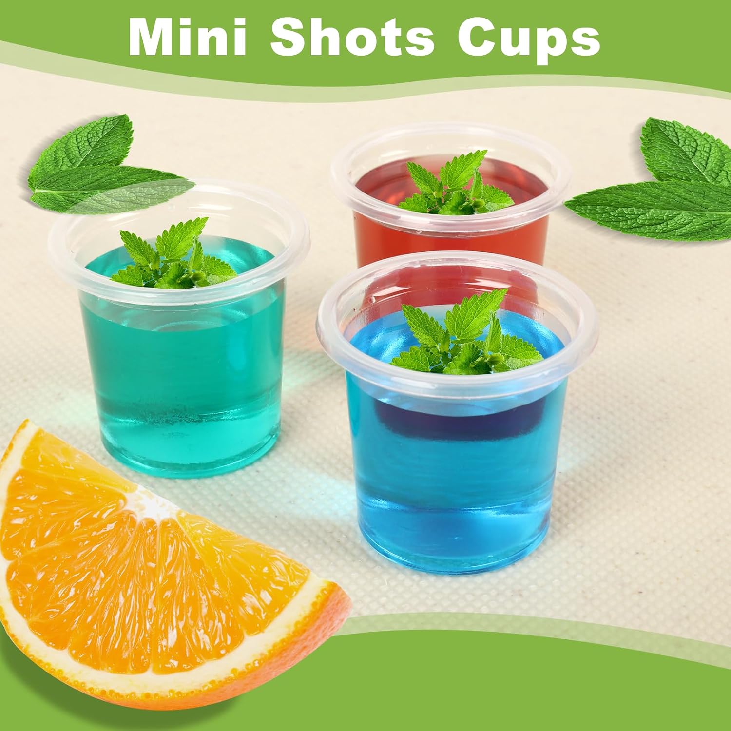 Mini vasos desechables de 0.6 oz0.7 fl oz, pequeños vasos de muestra de plástico transparente para tequila con sabor a alcohol, taza pequeña para