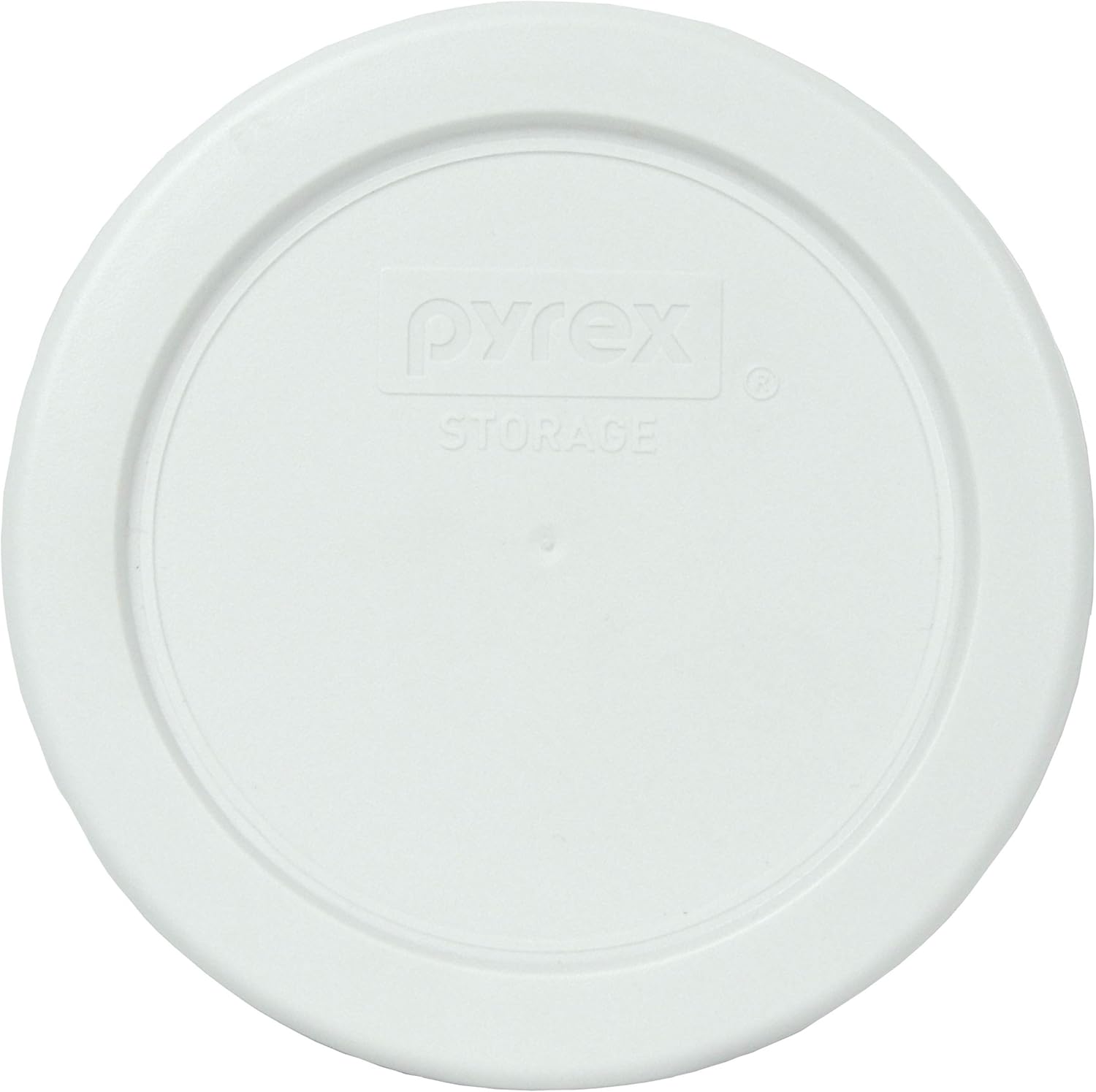 Pyrex (4 cuencos de vidrio 7202 y (4) tapas blancas de 7202 unidades, fabricadas en los Estados Unidos