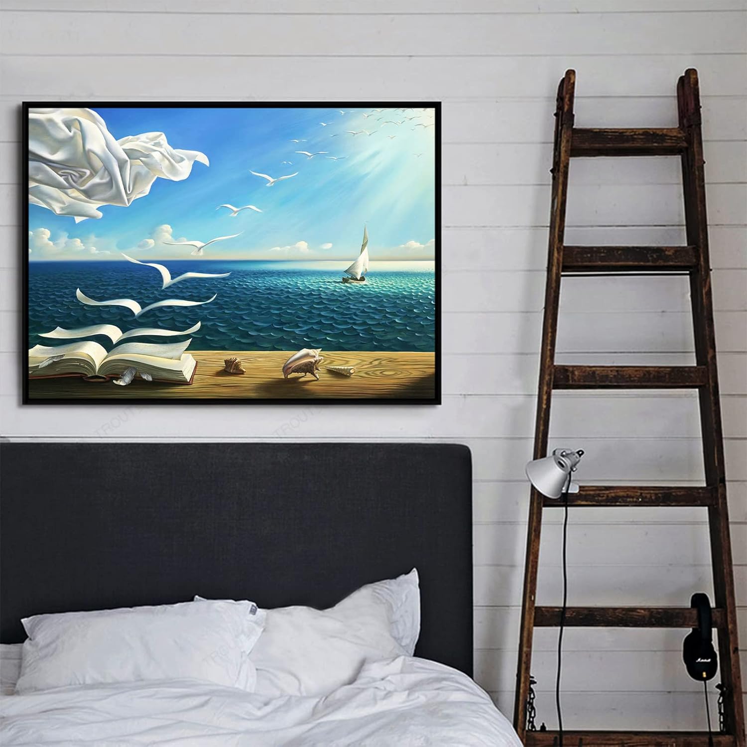 ZZPT Salvador Dali – Lienzo decorativo para pared, famoso póster impreso de pintura al óleo, hermosa reproducción artística para sala de estar,
