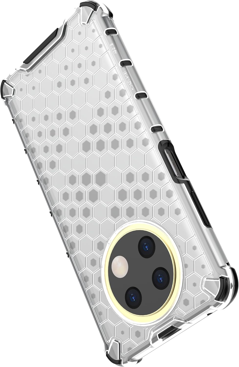 Funda compatible con Huawei nova Y91 4G, compatible con Huawei nova Y91 4G STG-LX1 STG-LX2 funda 2 en 1 para teléfono, color negro