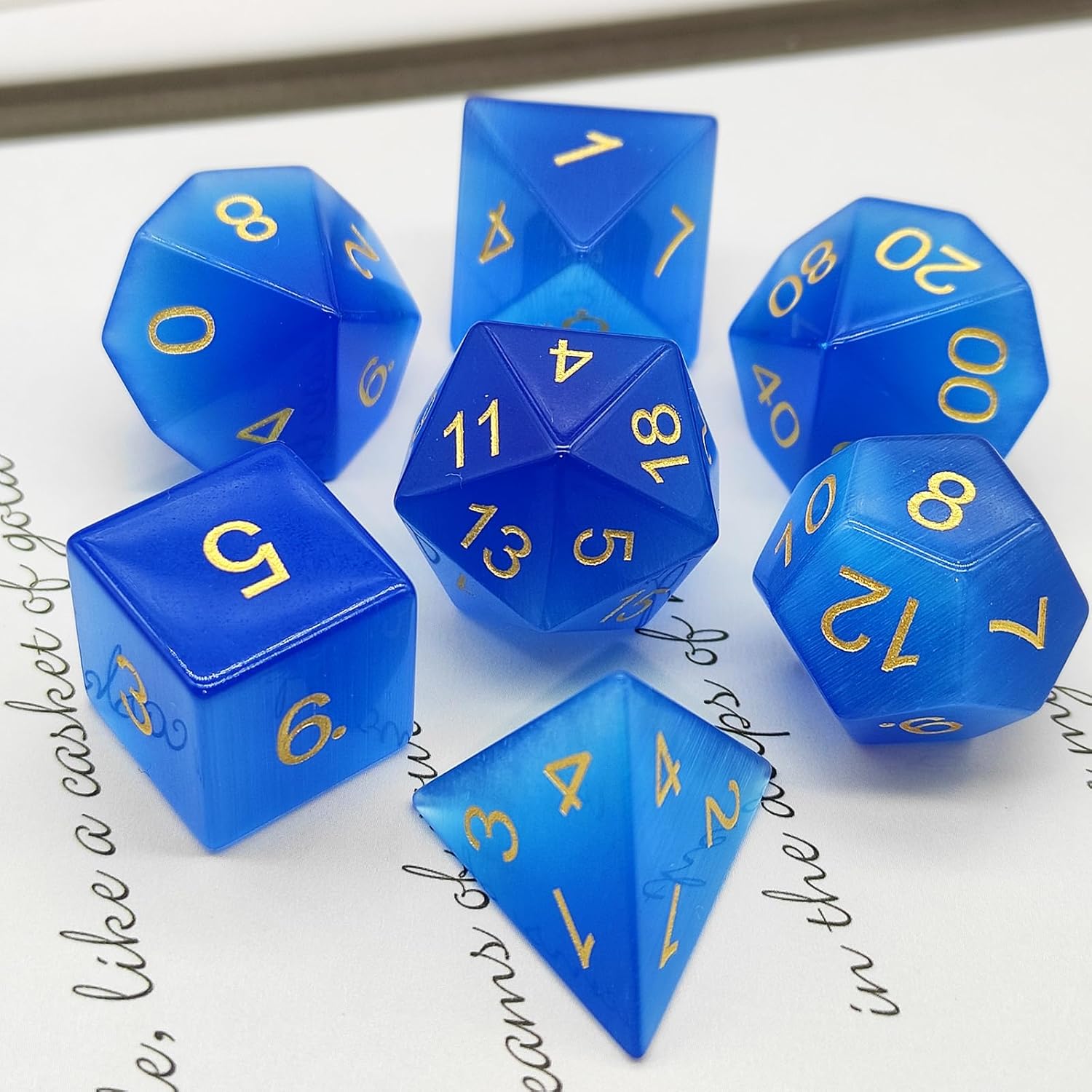 Molde de silicona para dados DND, 7 formas de dados de silicona con molde de caja de almacenamiento de tesoros de silicona, molde epoxi para lanzar