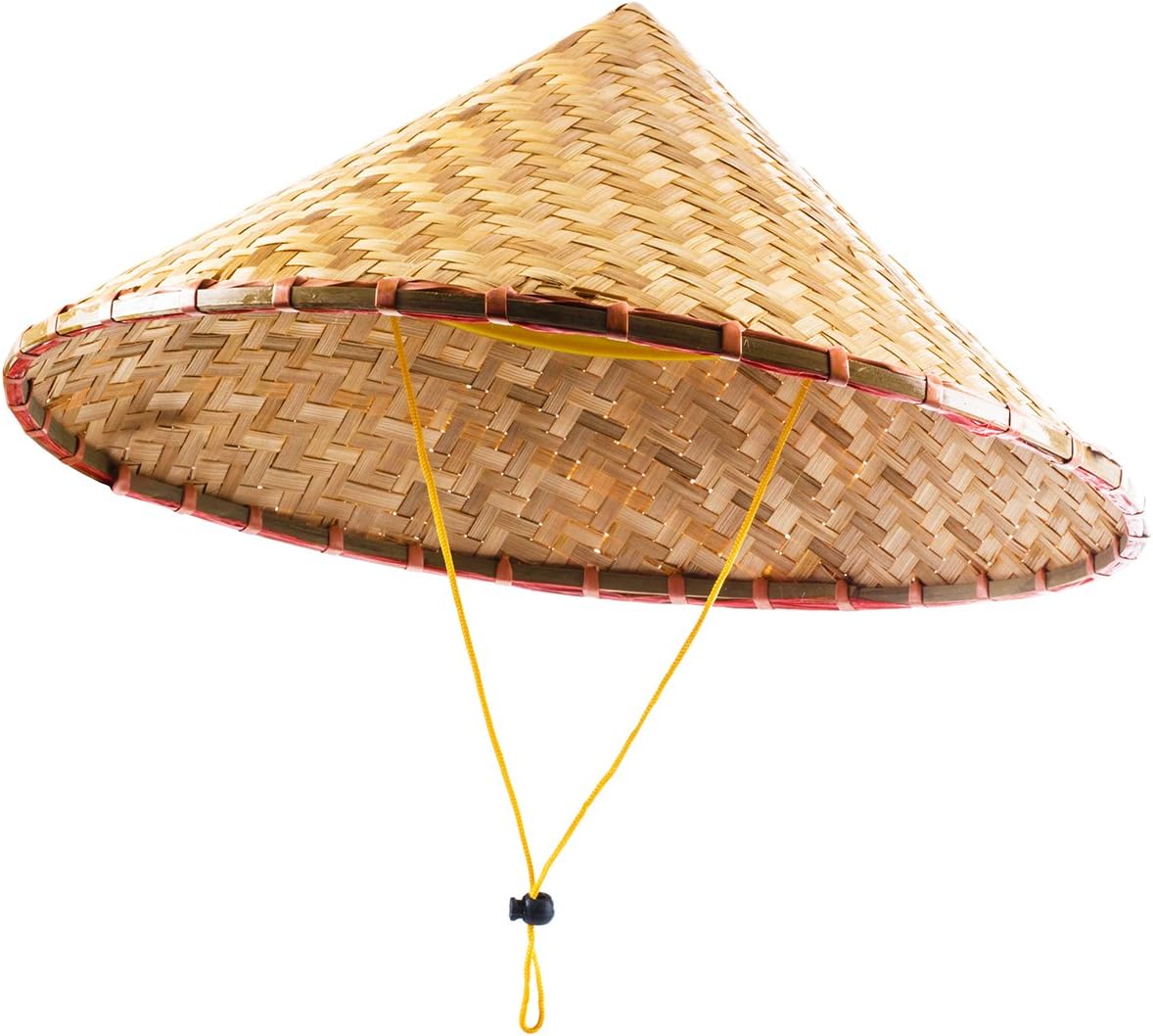 Funny Party Hats Sombrero oriental – Sombrero de bambú – Sombrero asiático – Sombrero chino – Sombrero japonés – Sombrero cónico – Sombrero de