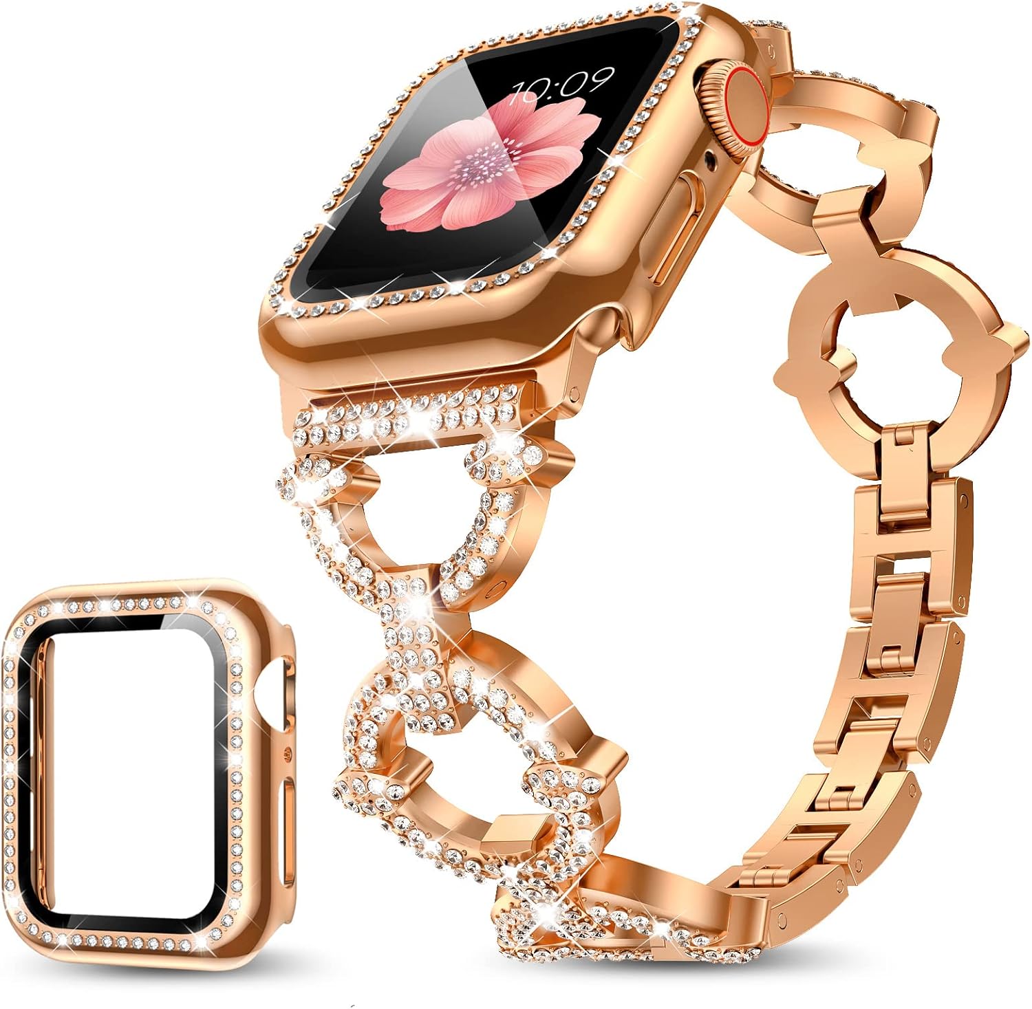 Mesime Compatible con Apple Watch Band de 1.496 pulgadas, 1.575 pulgadas, 1.614 pulgadas, 1.654 pulgadas, 1.732 pulgadas, 1.772 pulgadas, correa de