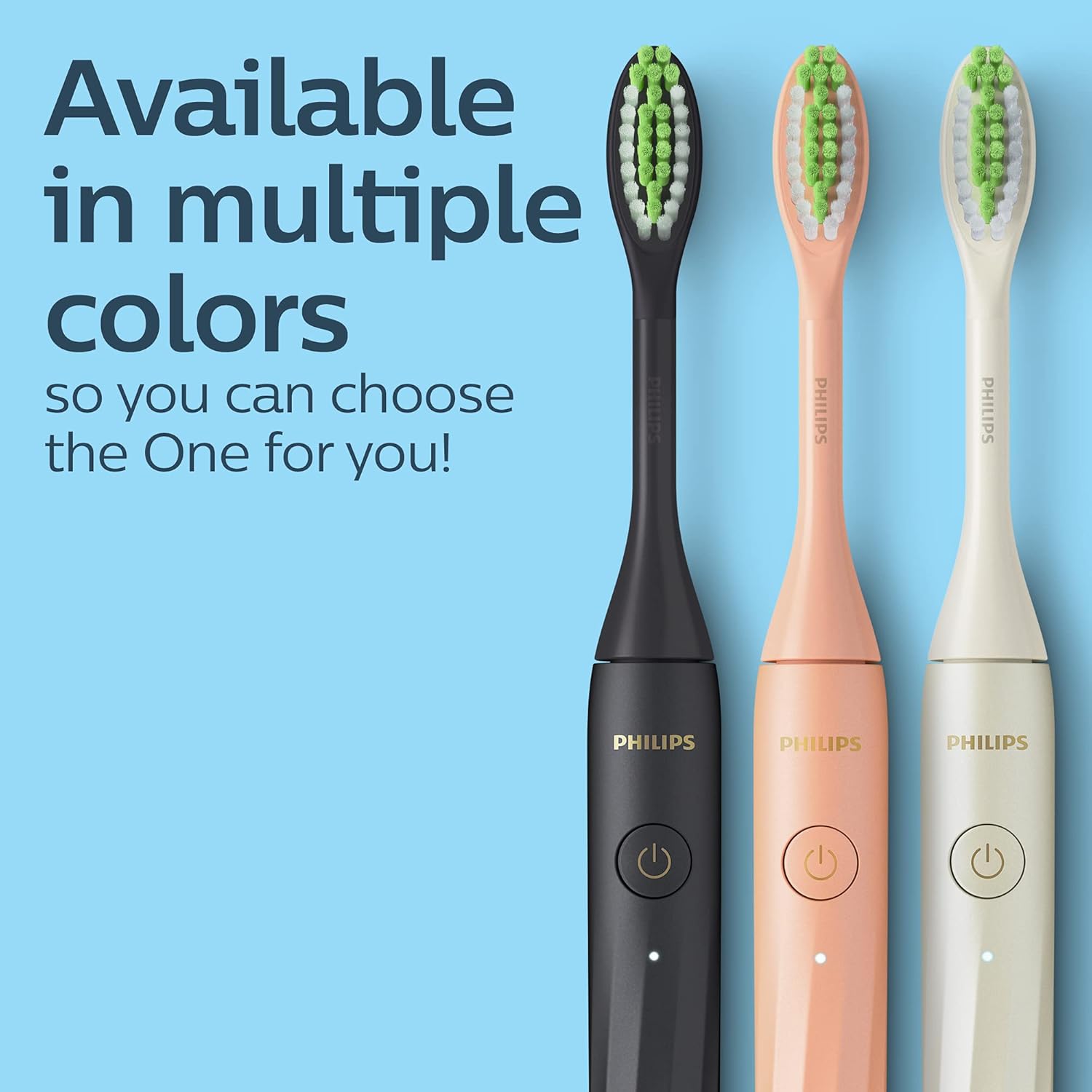 Philips Sonicare Cepillo de dientes recargable One by Sonicare, Shadow, HY120026