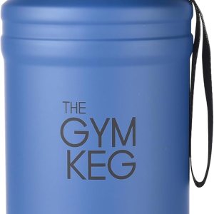 THE GYM KEG Botella de acero inoxidable con barril de agua – A prueba de fugas, contenedor aislado para bebidas calientes y frías, duradera, THE GYM KEG Botella de acero inoxidable con barril de agua – A prueba de fugas, contenedor aislado para bebidas calientes y frías, duradera,