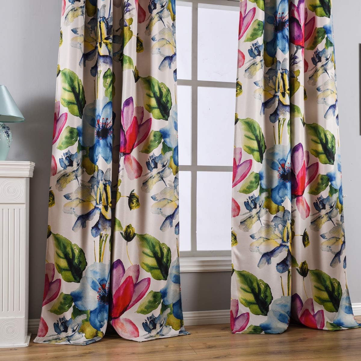 Taisier Home – Cortinas estampadas para sala de estar, impresión digital con diseño de moda, cortinas con ojales en la parte superior, perfectas