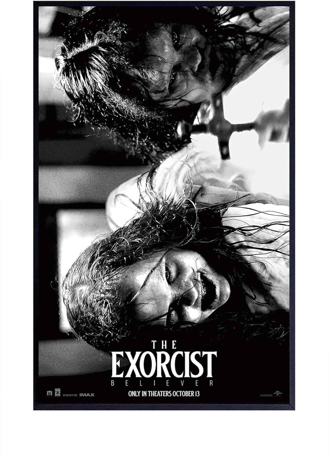 Kerry dober horror The Exorcist Believer Movie Poster Cool Wall Decor Art Print Posters for Room Aesthetic – Matte canvas Poster Frameless Gift 11 x