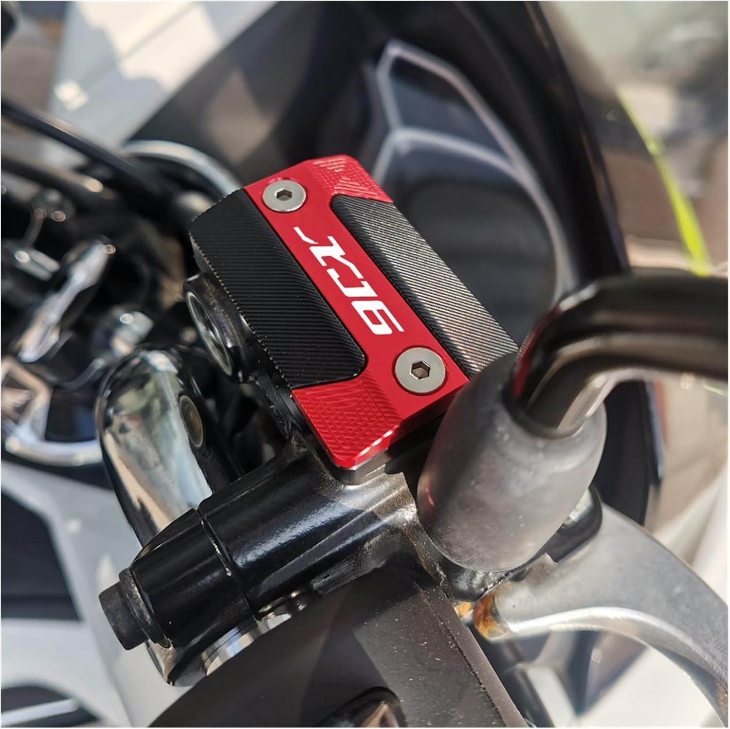 Cubierta de depósito de freno para Yamaha XJ6 XJ6F XJ6N Division 2009-2014 Accesorios de motocicletas Tapa de depósito de líquido de frenos
