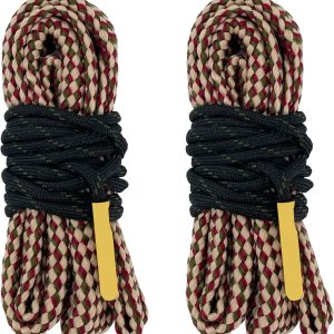 2 Pack Gun Snake Rifle Bore Cleaning Rope Gun Barrel Snake for Pistol Handgun Shotgun .22 .223 & 5.56mm .380 9mm 12GA .308 .357 .44 .45 Caliber 2 Pack Gun Snake Rifle Bore Cleaning Rope Gun Barrel Snake for Pistol Handgun Shotgun .22 .223 & 5.56mm .380 9mm 12GA .308 .357 .44 .45 Caliber