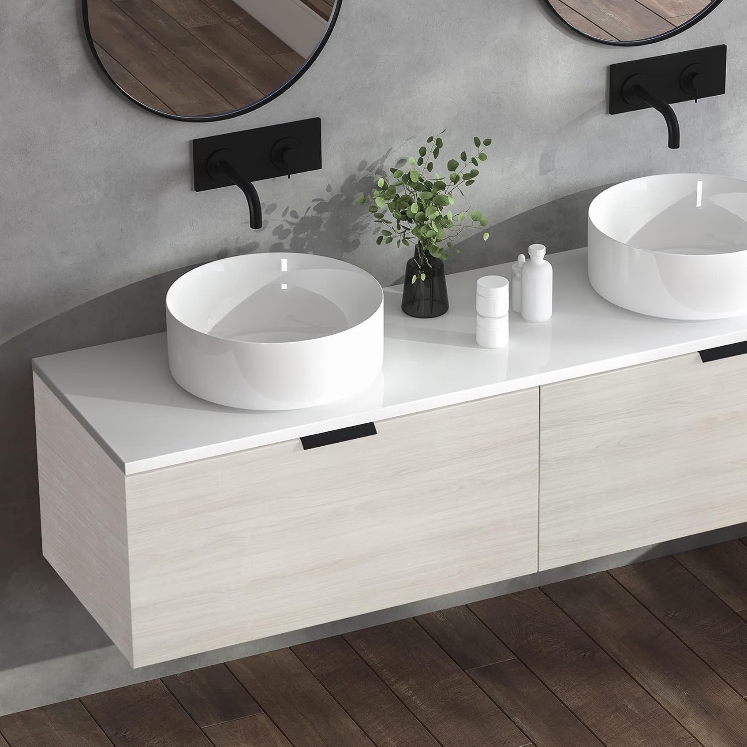 TORC Papel tapiz de madera blanca para despegar y pegar de 17.1 x 240 pulgadas, papel de contacto de madera de arce sintético para tocador de