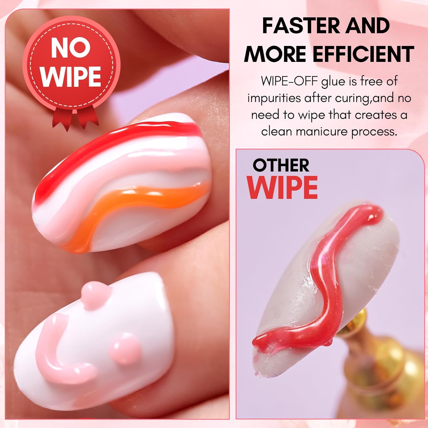 Makartt Gel de uñas 3D de 0.53 oz para esculpir uñas de gel para el día de San Valentín, diseños de arte de uñas, bricolaje, antojo de uñas, gel 3D,
