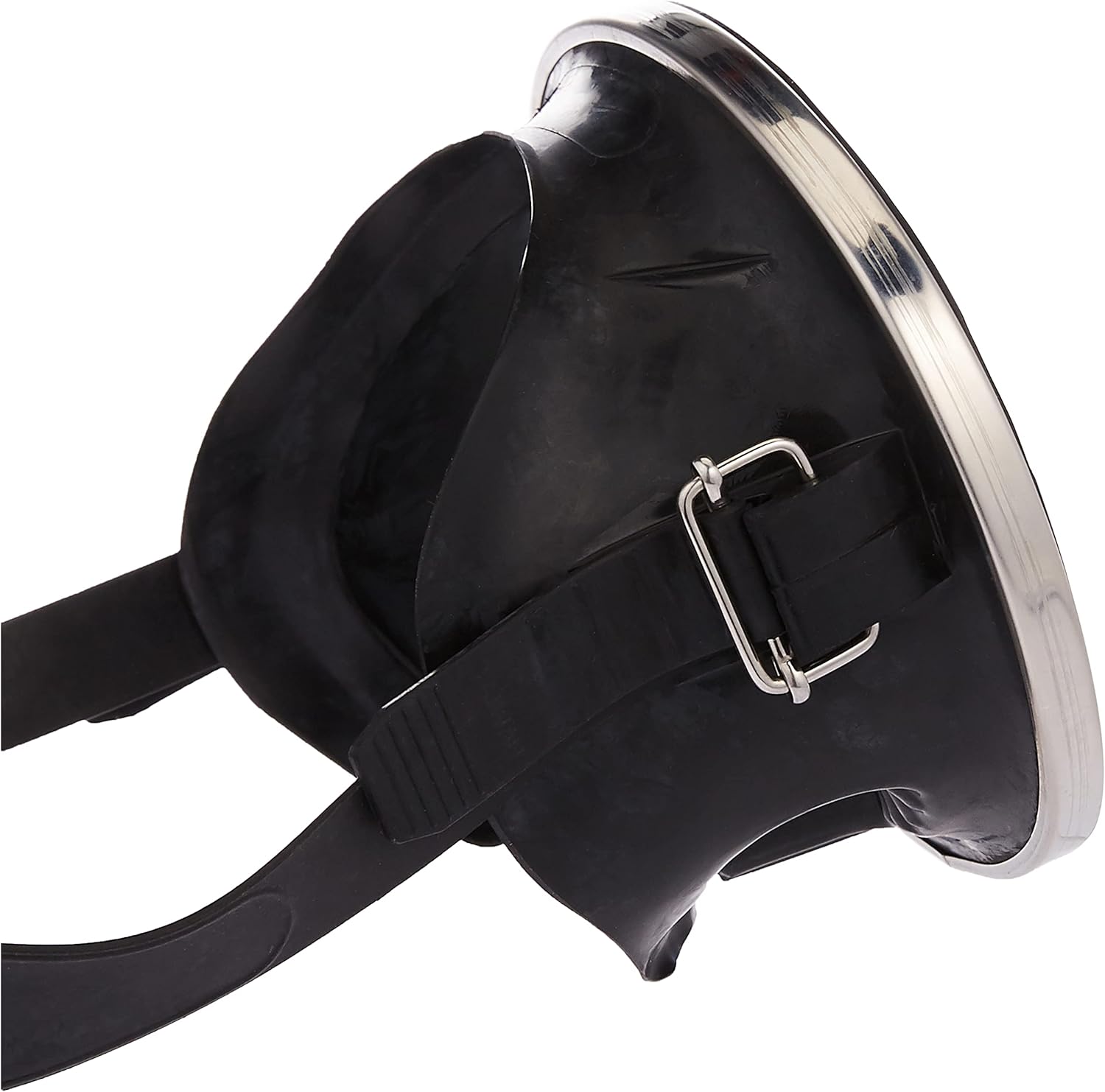 Scuba Choice – Máscara purgada de silicona de una ventana para buceo, color negro