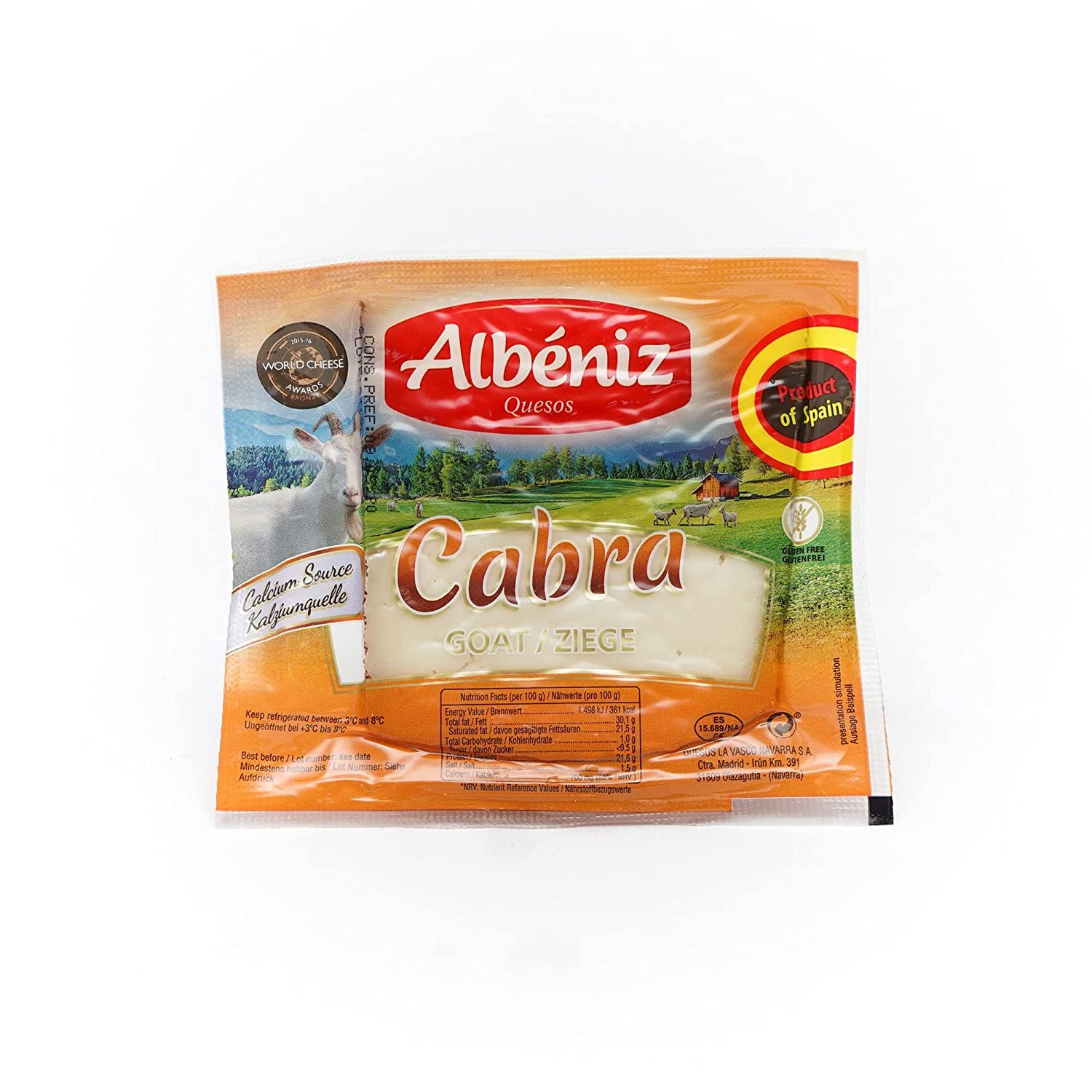 Surtido de Quesos Españoles + Jamón Serrano Gratis 2 oz