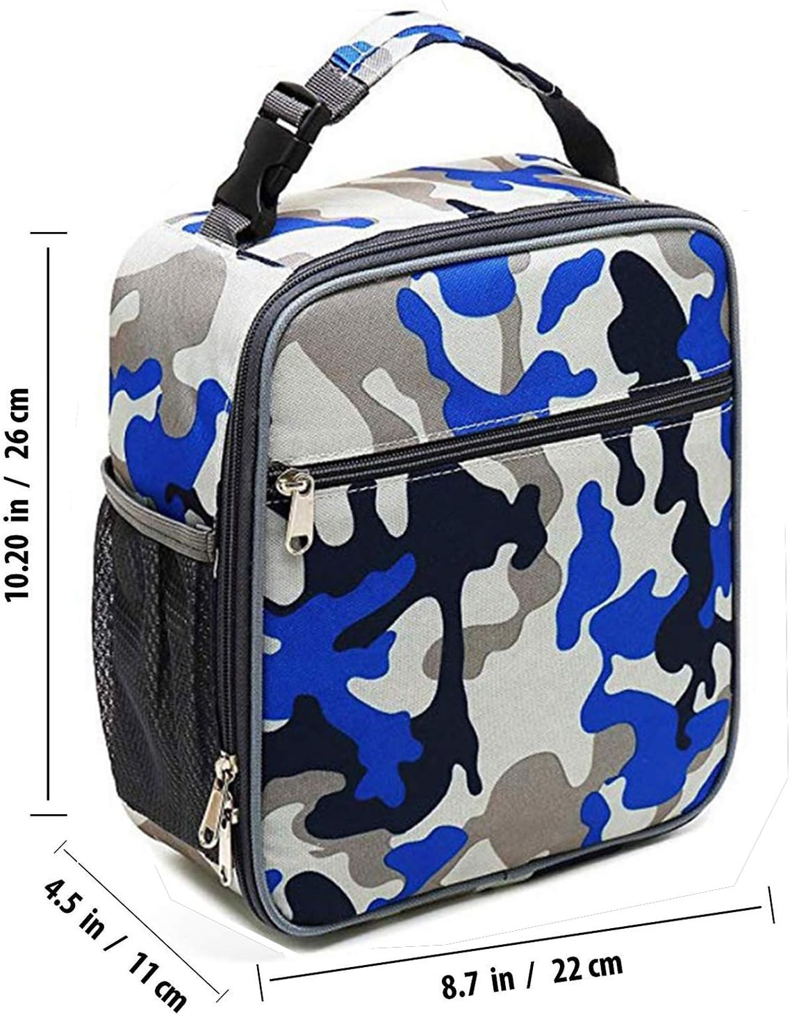 Fiambrera aislada – Lonchera reutilizable – Bolsa térmica aislada de almuerzo para mujeres, hombres, niños, oficina, trabajo, escuela, picnic,