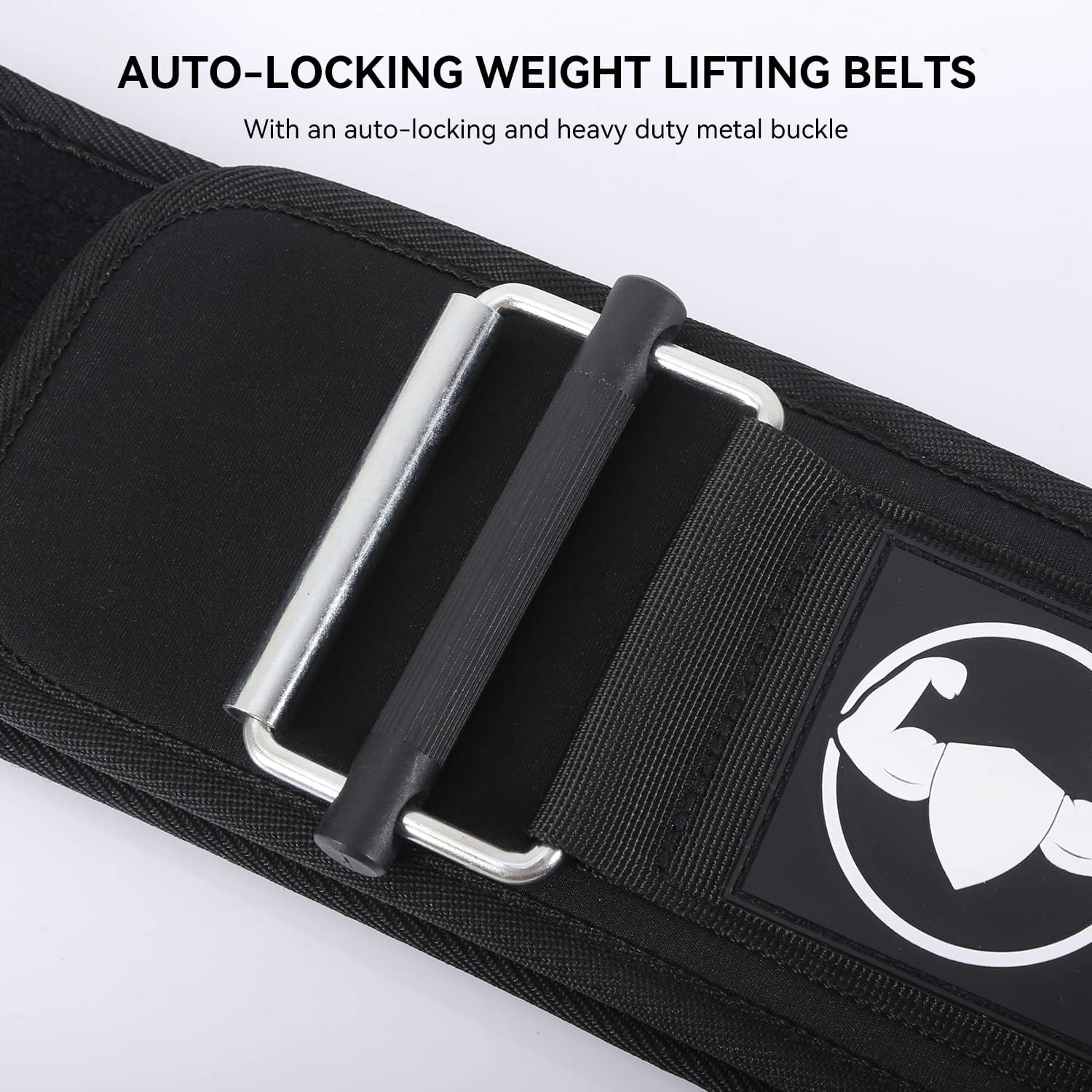 Weight Lifting Belt – Weightlifting Belt , Lifting Belts for Men & Women , Self-Locking Gym Belt , Weight Belt for Fitness, Powerlifting,Deadlift
