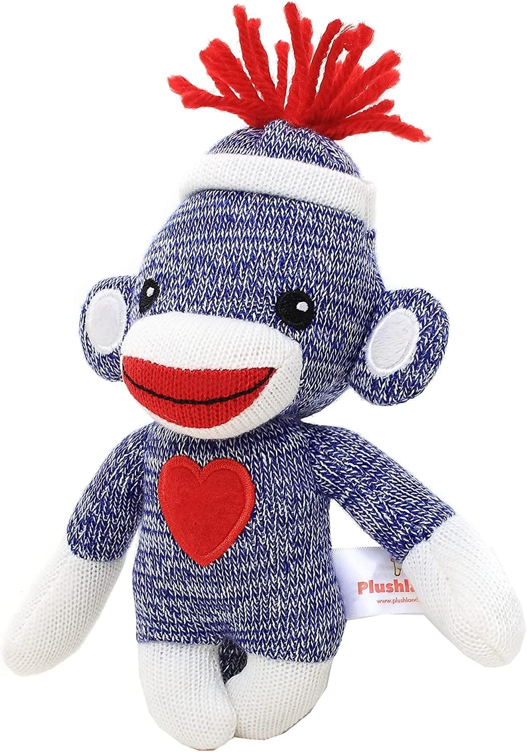 Made By Aliens Adorable mono calcetín de 6 pulgadas, el original juguete de peluche tradicional tejido a mano, regalo para niños, bebés,