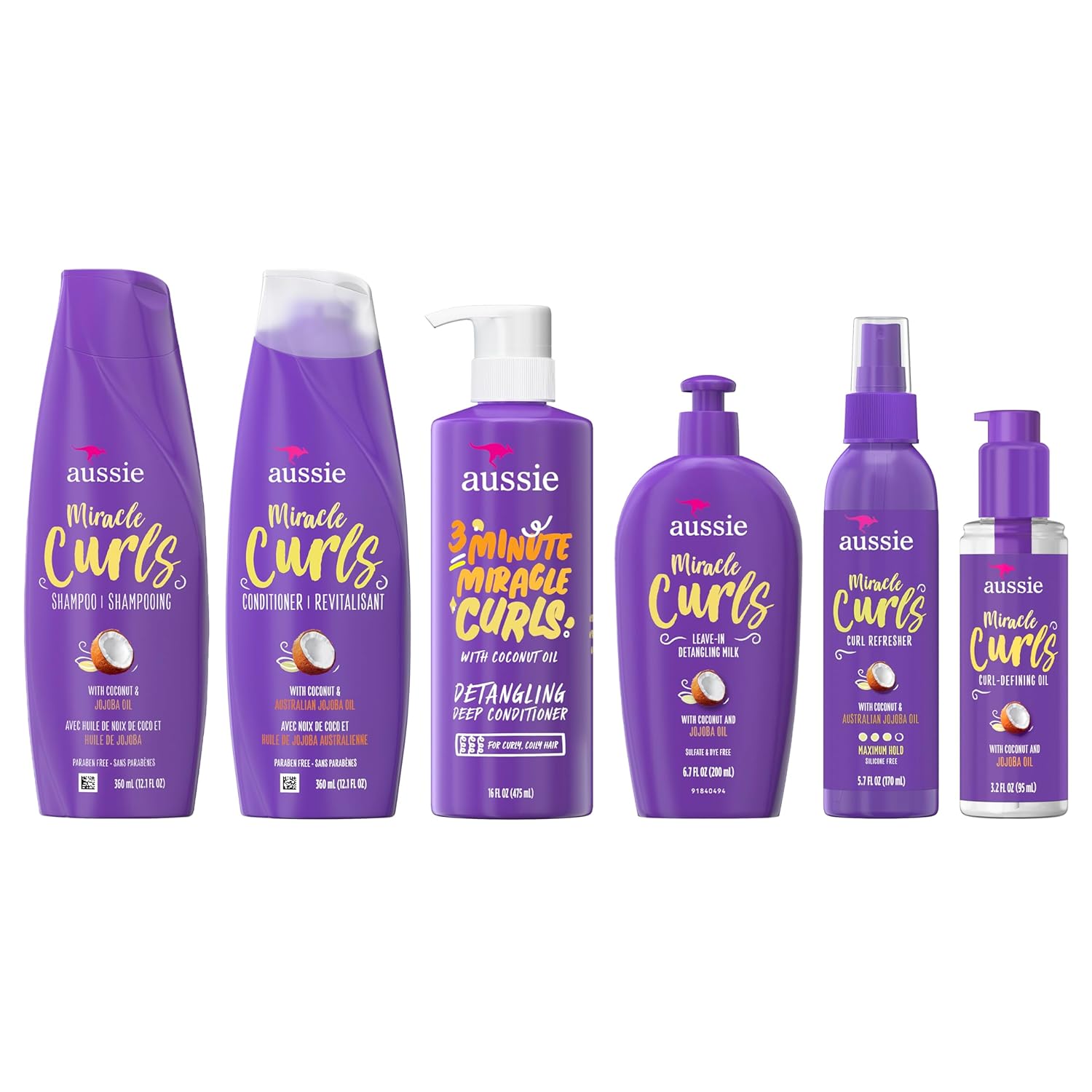 Aussie Get It Together – Champú reconstructor, mezcla de tres aceites de aguacate, aceites de jojoba australiano y macadamia, sin parabenos ni