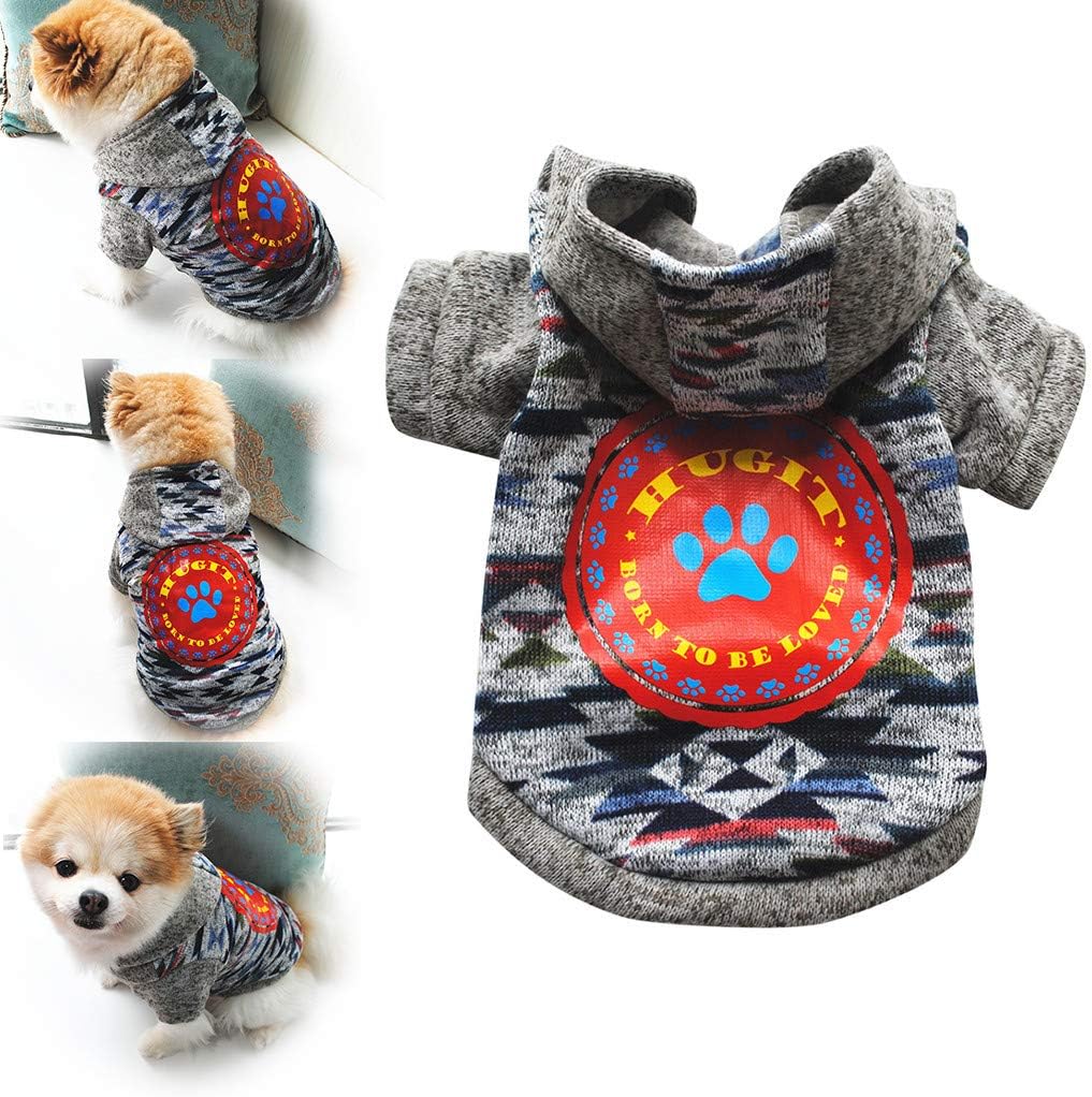 Ropa para mascotas para perros, sudadera con capucha para perro, sudadera suave con capucha para perros pequeños, camisas para perros grandes, niños