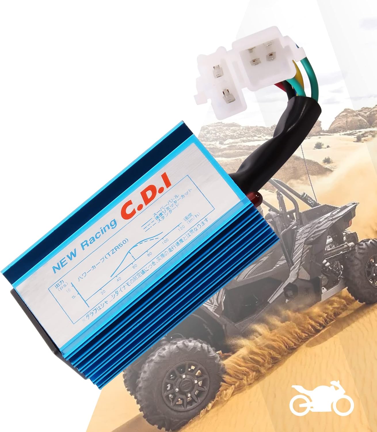 GOOFIT AC 6 Pin Racing CDI caja para CG 125cc 150c 200c 250cc motor vertical ATV Dirt Bike Go Kart Scooter motocicleta