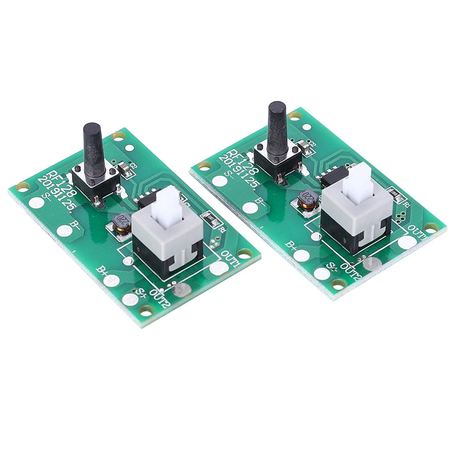 Oumefar Módulo controlador de cadena de lámpara solar, placa de circuito de 1.2 V con 8 modos y accesorios de luz de interruptor, corriente máxima