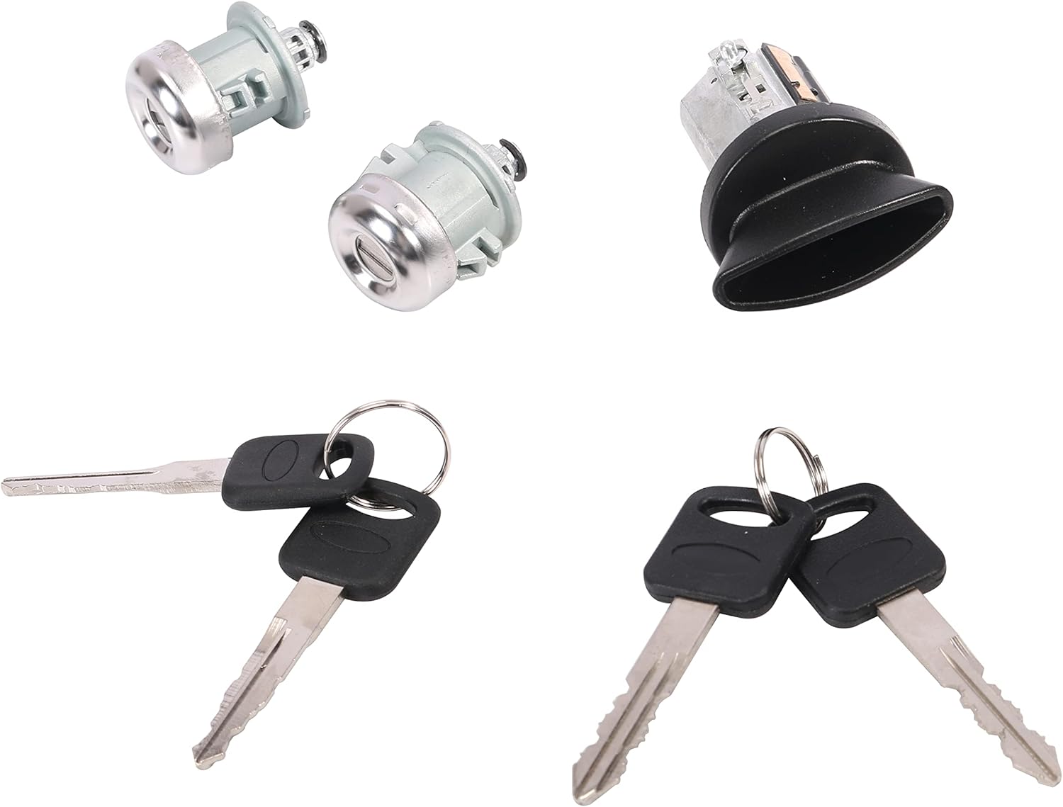Manija de puerta exterior delantera con cilindro de encendido y cerradura, para Ford F-250 F-350 F-450 F-550 1998-2007, para Excursion 2000-2005,