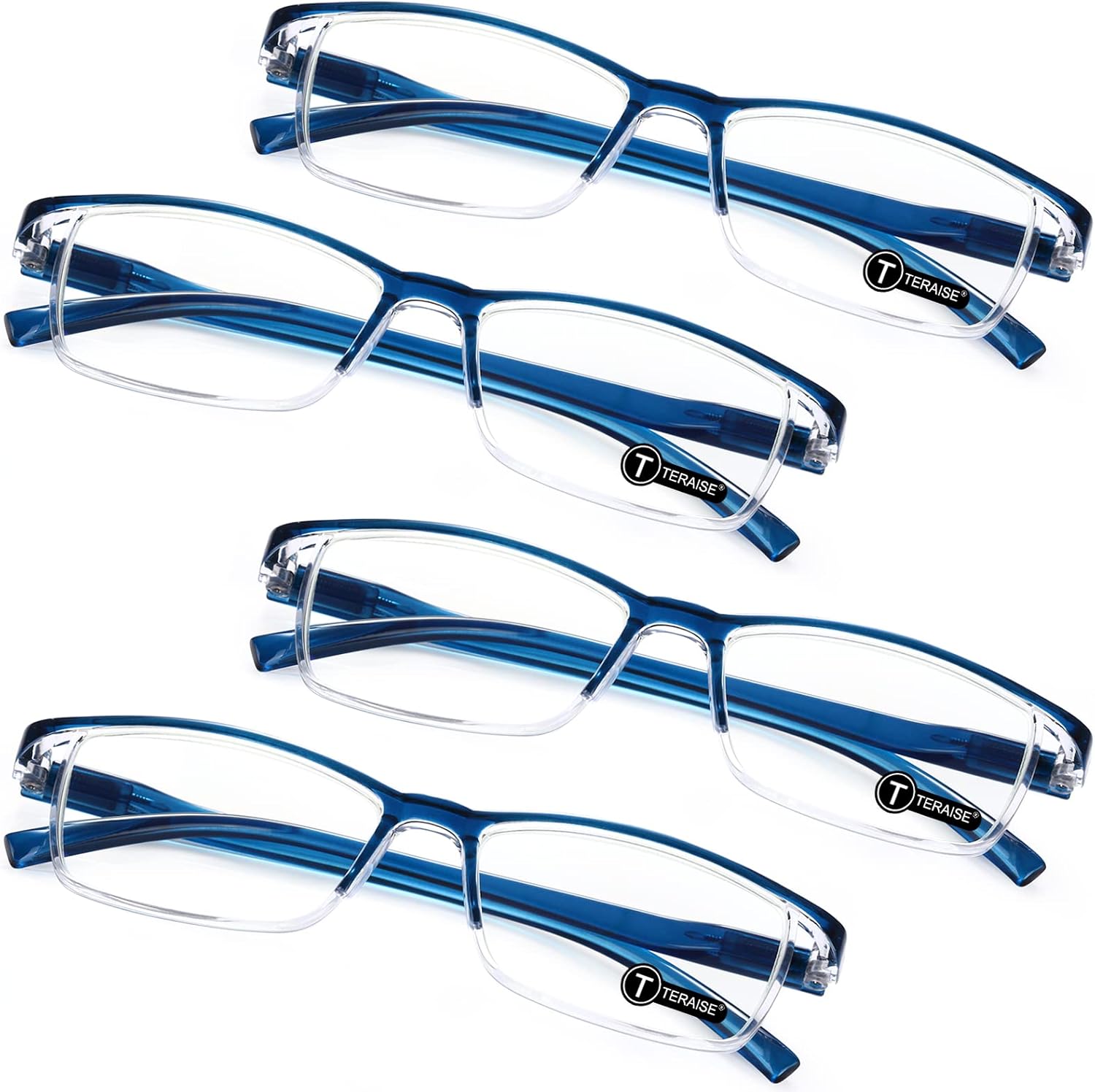 TERAISE Gafas de lectura de luz anti-azul de la moda hombres mujeres lector de computadora