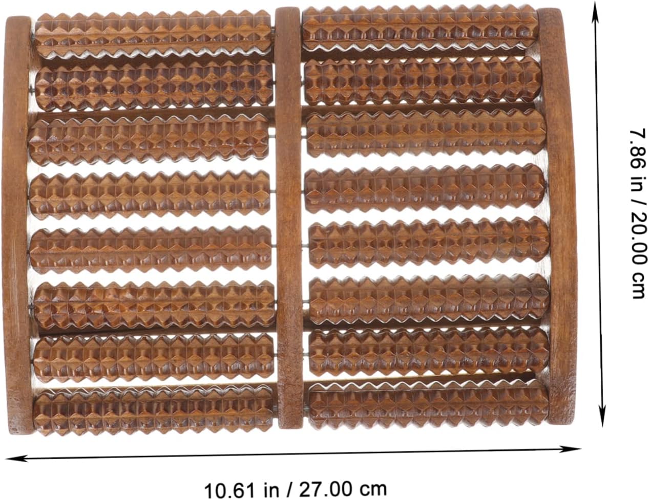 Rodillo de masaje de pies de madera – Máquina manual de masaje de pies – Diseño ergonómico – Especialización de rodillos de pies – Terapia de