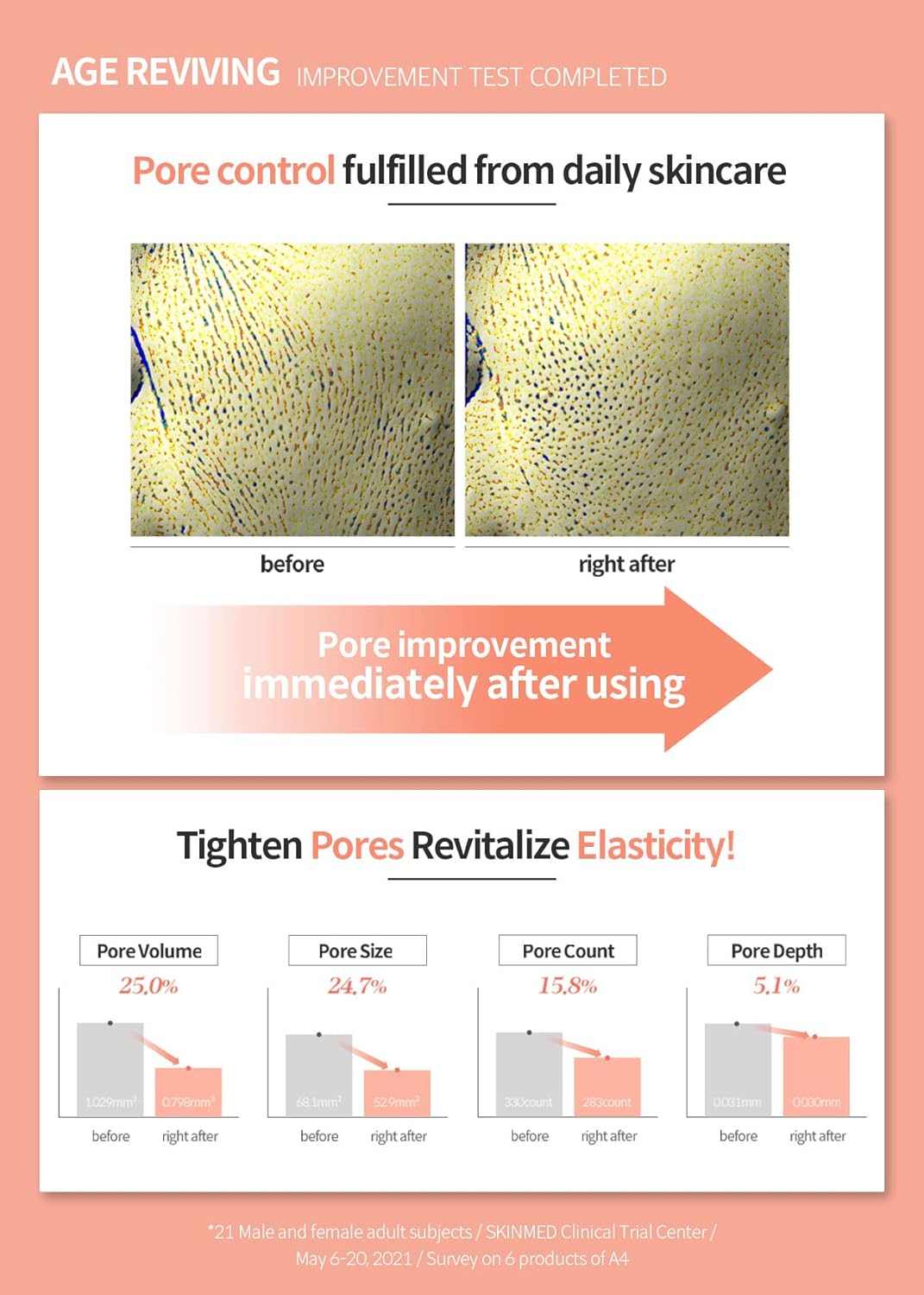 DERMAFIRM Tónico hidratante esencial A4 que revive la edad temprana  Tónico facial reafirmante de poros con colágeno, astasoma y péptido para todo