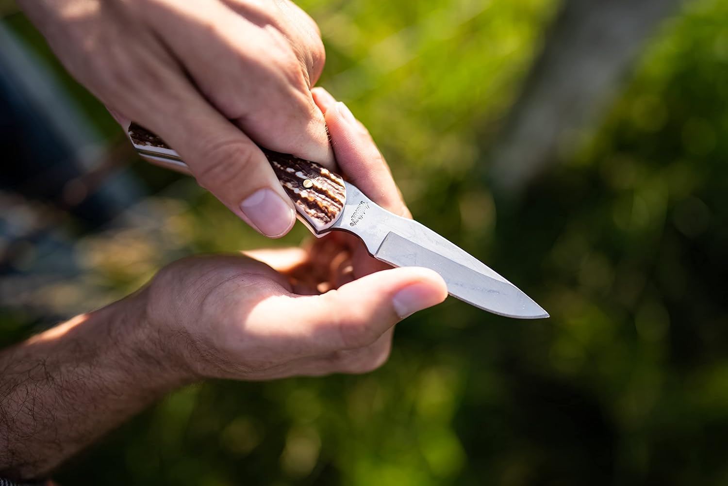 Uncle Henry 301UH Next Gen – Cuchillo de hoja fija SS de alto carbono de 6.5 pulgadas con hoja de 3.25 pulgadas y mango de estaglón para