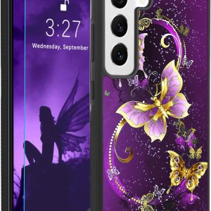 OOK Funda compatible con Samsung Galaxy S23 Plus, diseño de mariposa, nebulosa, espacial, policarbonato duro+TPU suave, antideslizante, ultrafina, OOK Funda compatible con Samsung Galaxy S23 Plus, diseño de mariposa, nebulosa, espacial, policarbonato duro+TPU suave, antideslizante, ultrafina,