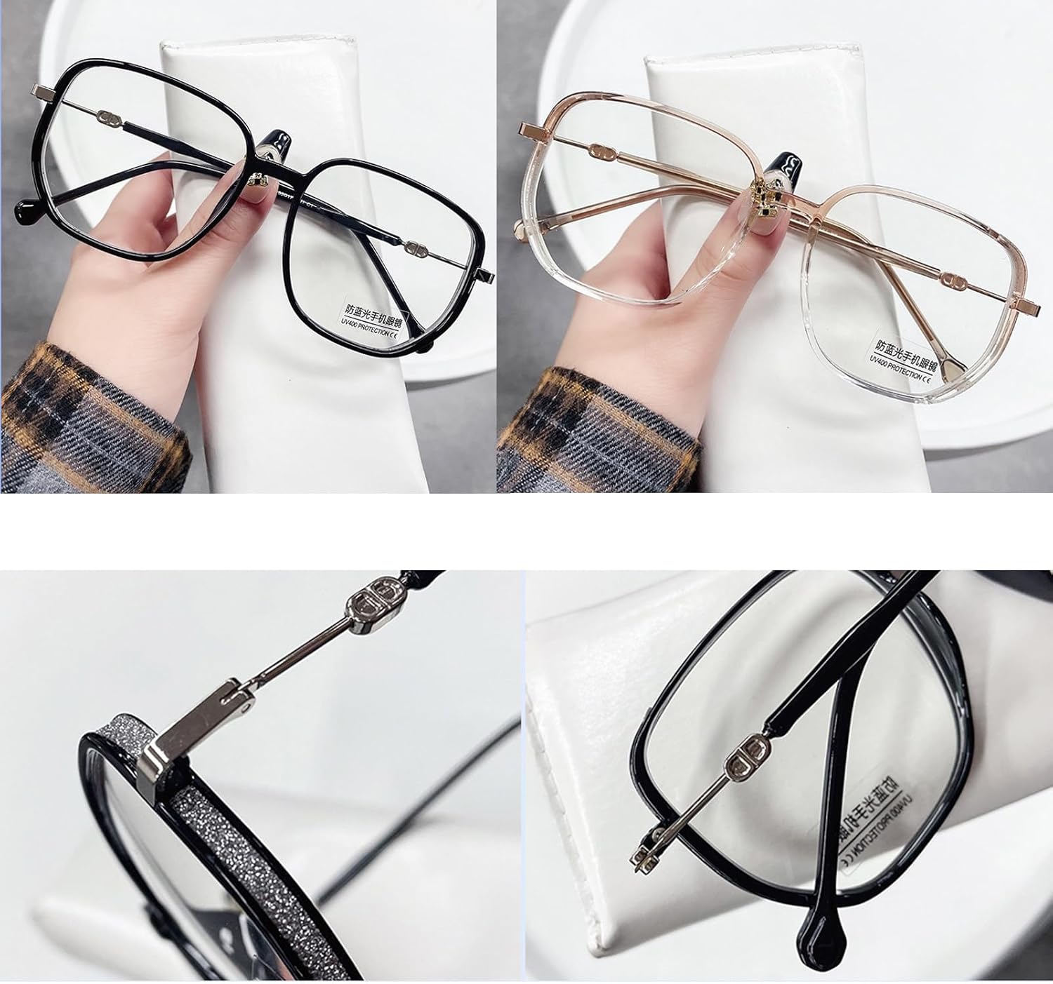 Glassify – Gafas de lectura para mujer, gafas de lectura portátiles, Glassesify para mujer, a la moda, anti-luz azul