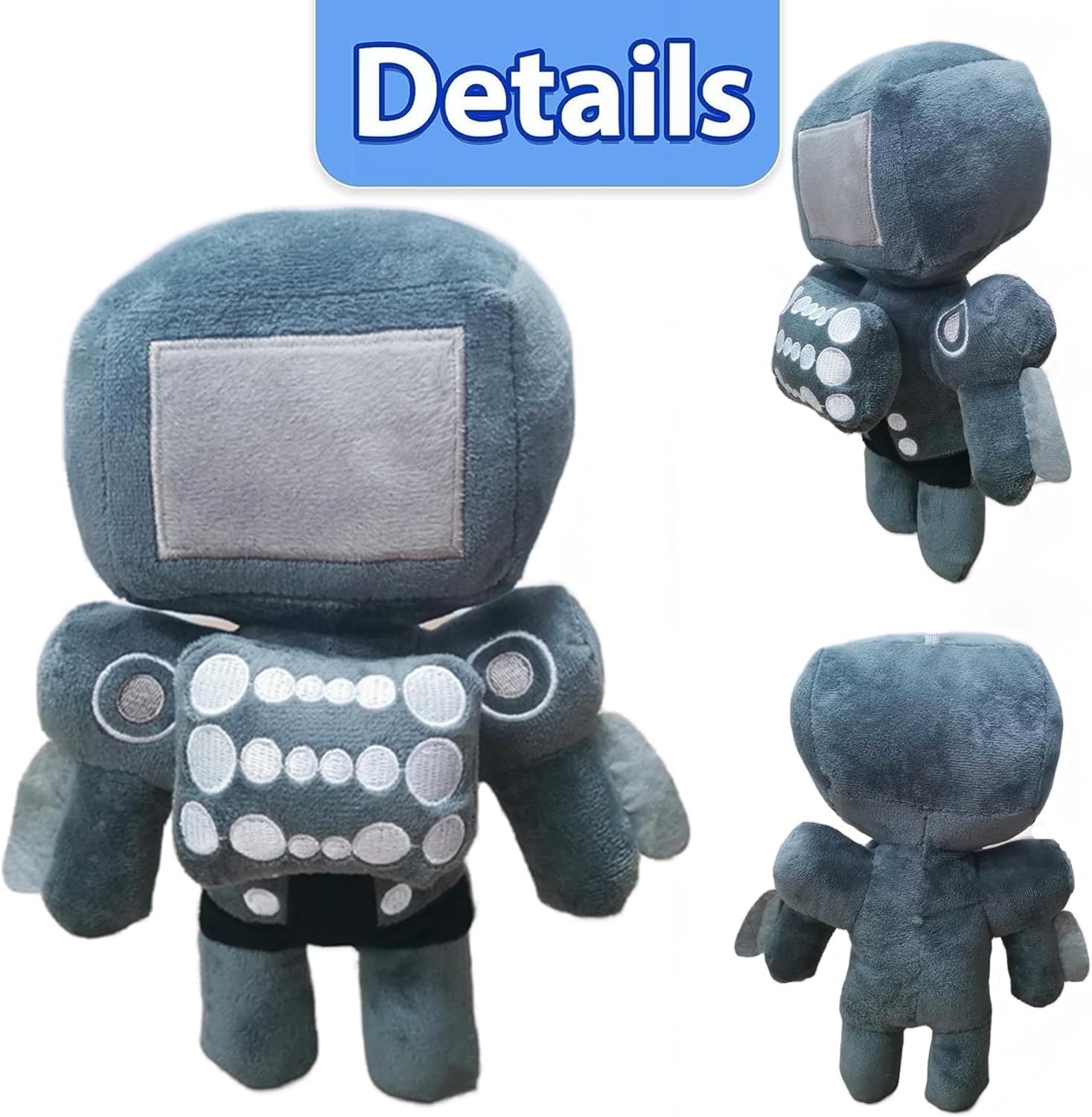 TQJOUJOU Toiletman Titan Speakerman – Juguete de peluche de jefe de cámara de TVman, regalos coleccionables para fanáticos y niños