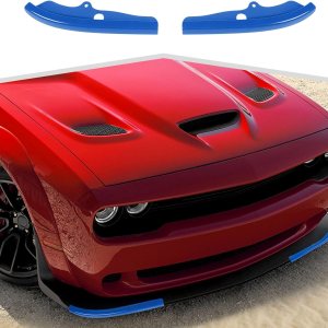 Cubierta protectora para parachoques delantero compatible con Dodge Challenger RT GT SRT 2015, 2016, 2017, 2018, 2019, 2020, 2021, 2022, 2023 (azul) Cubierta protectora para parachoques delantero compatible con Dodge Challenger RT GT SRT 2015, 2016, 2017, 2018, 2019, 2020, 2021, 2022, 2023 (azul)