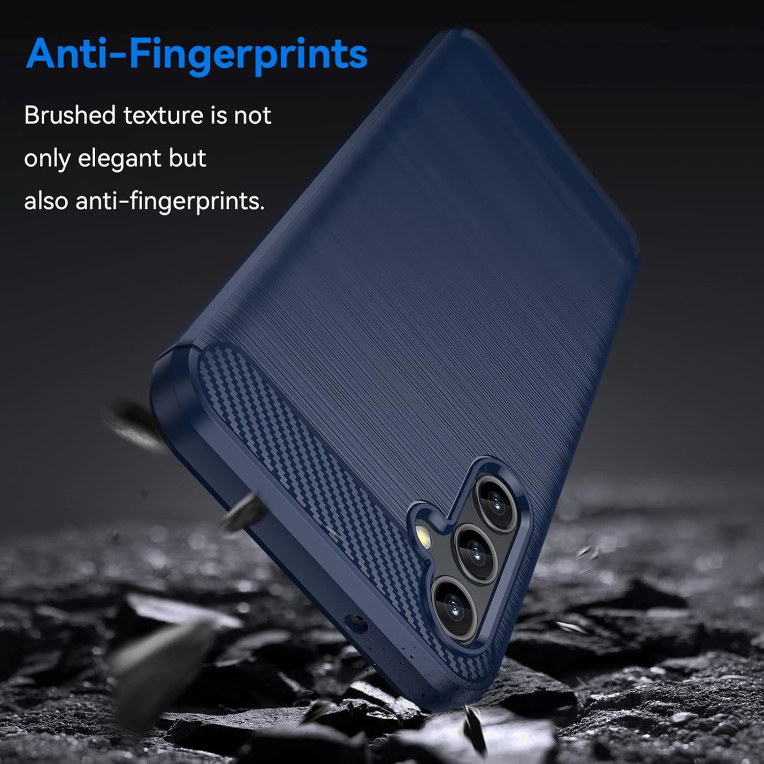 Funda para Samsung Galaxy A14 5G, Galaxy A14 con protector de pantalla HD, absorción de golpes flexible de TPU parachoques de goma suave para