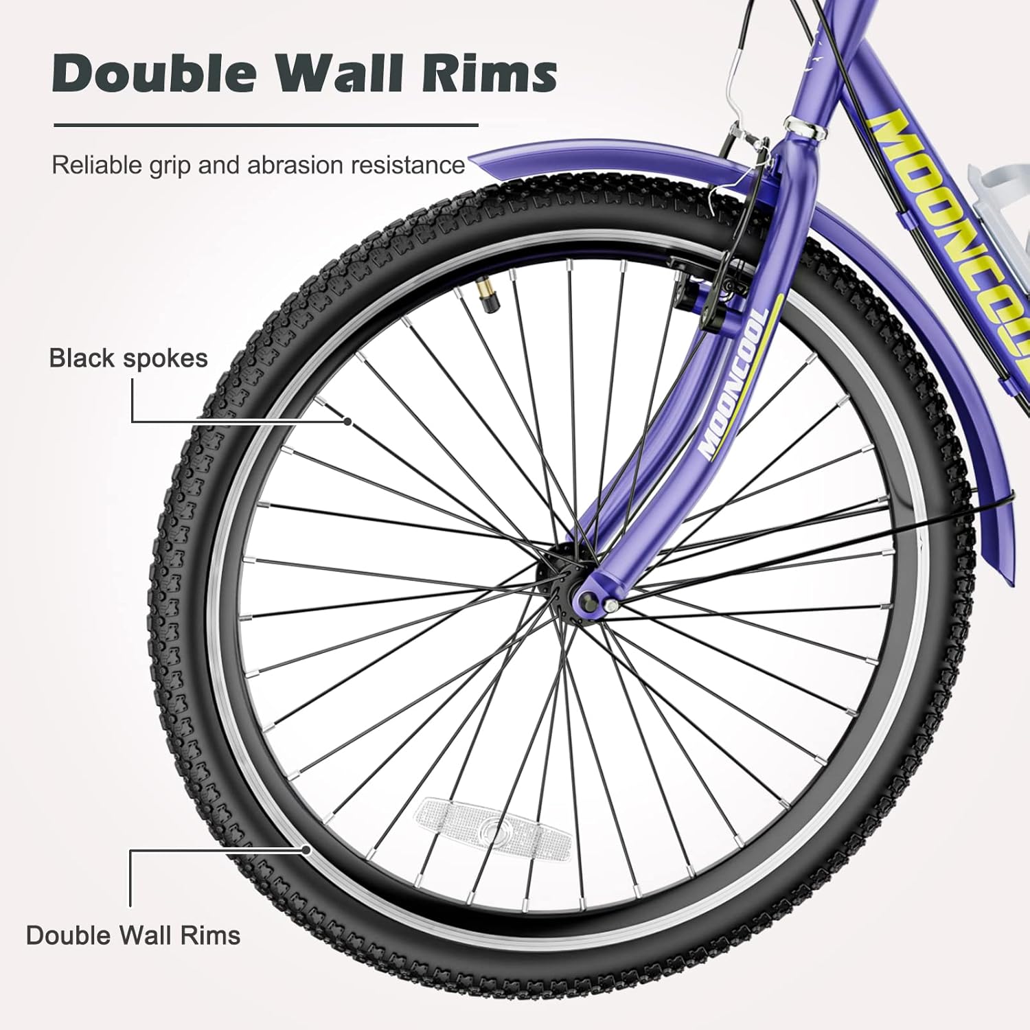 H&ZT Triciclo para adultos, bicicletas de 3 ruedas para adultos, triciclo crucero, con cesta grande y herramientas de mantenimiento y desviador de 7