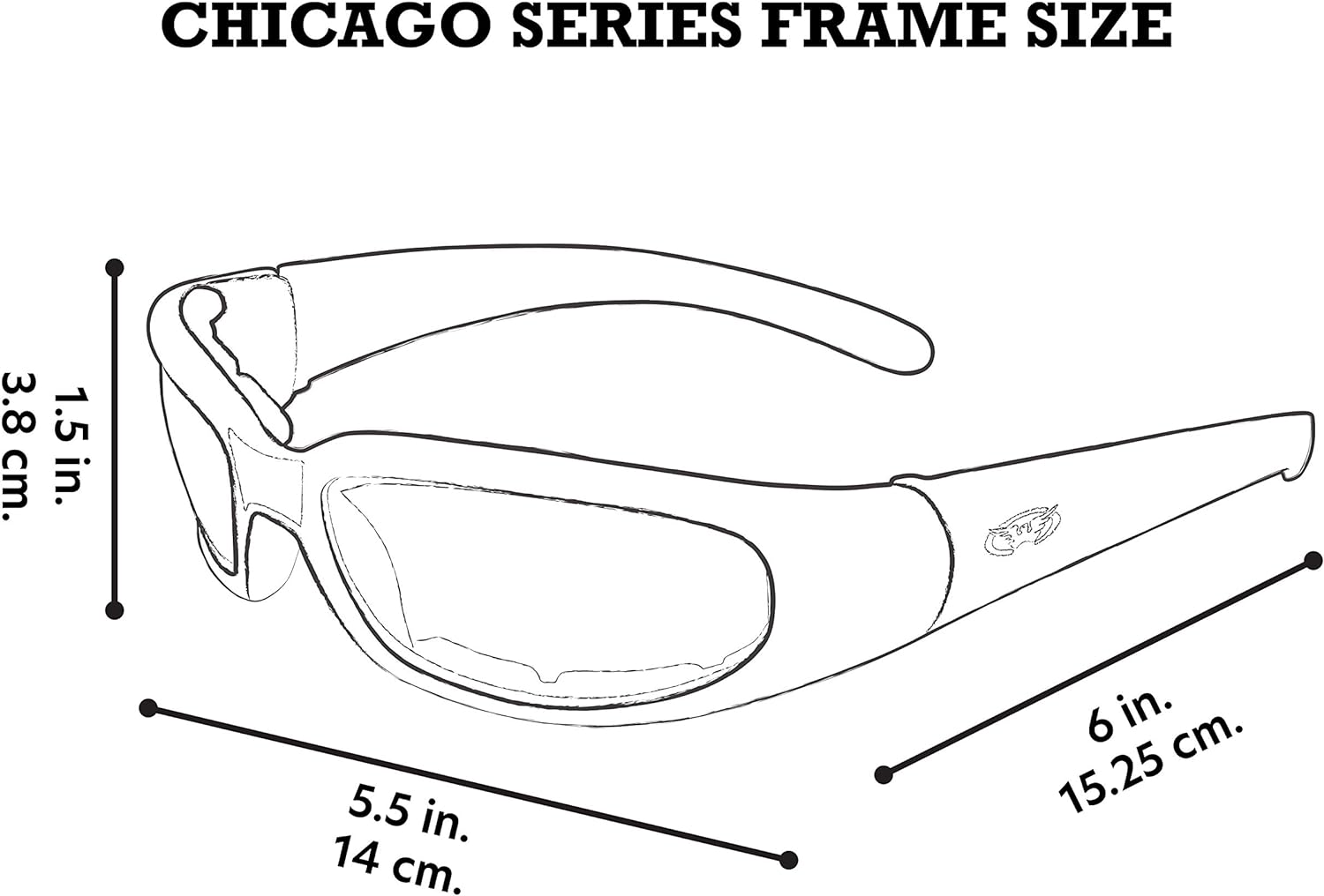 Global Vision 2 pares de gafas de sol acolchadas Chicago para mujer, resistentes a los arañazos, marco morado con lentes transparentes y súper