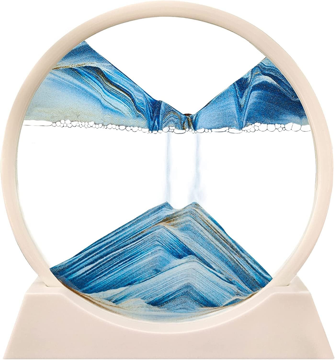 ITTA – Imagen artística de arena en movimiento de 7 pulgadas, arte de arena 3D, movimiento líquido, arte de arena dinámica, exhibición de paisaje de