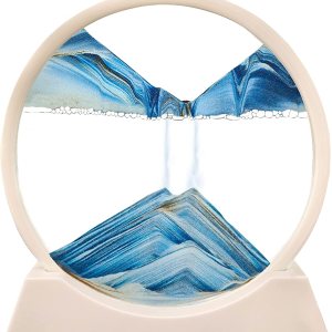 ITTA – Imagen artística de arena en movimiento de 7 pulgadas, arte de arena 3D, movimiento líquido, arte de arena dinámica, exhibición de paisaje de ITTA – Imagen artística de arena en movimiento de 7 pulgadas, arte de arena 3D, movimiento líquido, arte de arena dinámica, exhibición de paisaje de