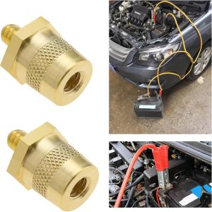 The Lord of the Tools Adaptador de poste de batería M6, extensor negativo y positivo, extensor de perno de liberación de terminales de batería, The Lord of the Tools Adaptador de poste de batería M6, extensor negativo y positivo, extensor de perno de liberación de terminales de batería,