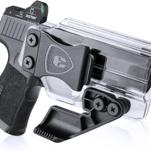 Funda Sig P365 IWB KYDEX Compatible con Sig Sauer P365  P365 SAS  P365X (no compatible con P365 X-Macro), funda de transporte oculta en la cintura Funda Sig P365 IWB KYDEX Compatible con Sig Sauer P365  P365 SAS  P365X (no compatible con P365 X-Macro), funda de transporte oculta en la cintura