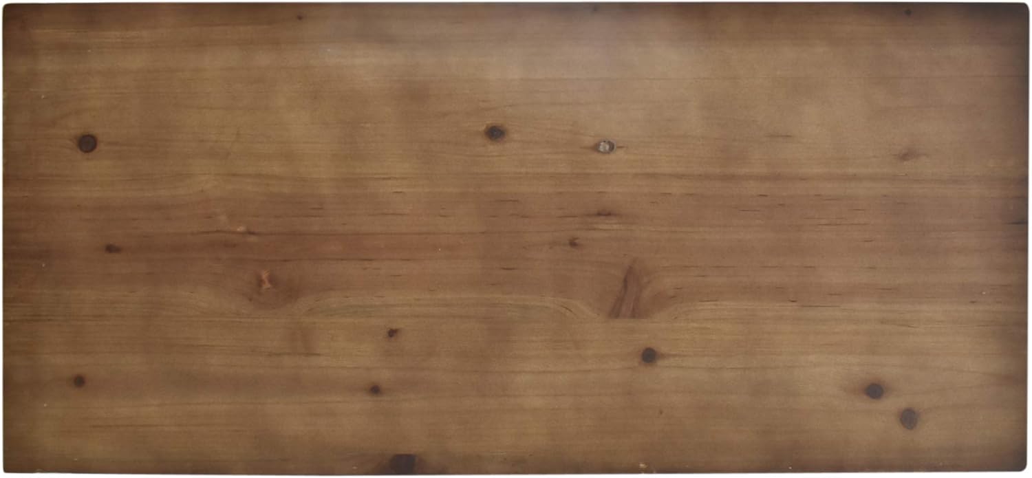 Great Deal Furniture Alma – Estantería industrial de madera con 5 estantes, nogal oscuro y negro