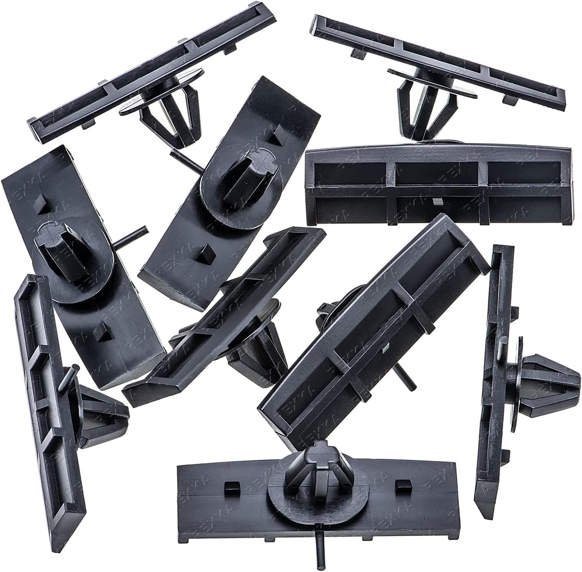 Rexka 10 Uds. Moldeo de apertura de rueda Fender Flare Retenedor Clip W716878-S300 para Ford F-150 F150 F250 F-350 F-450 F-550 Super Duty W716878S300