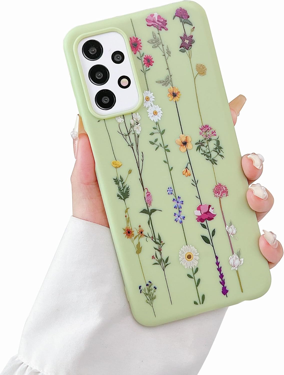 ZTOFERA Funda protectora de silicona flexible para Samsung Galaxy A23 4G5G, bonita funda protectora de silicona flexible para Samsung Galaxy A23