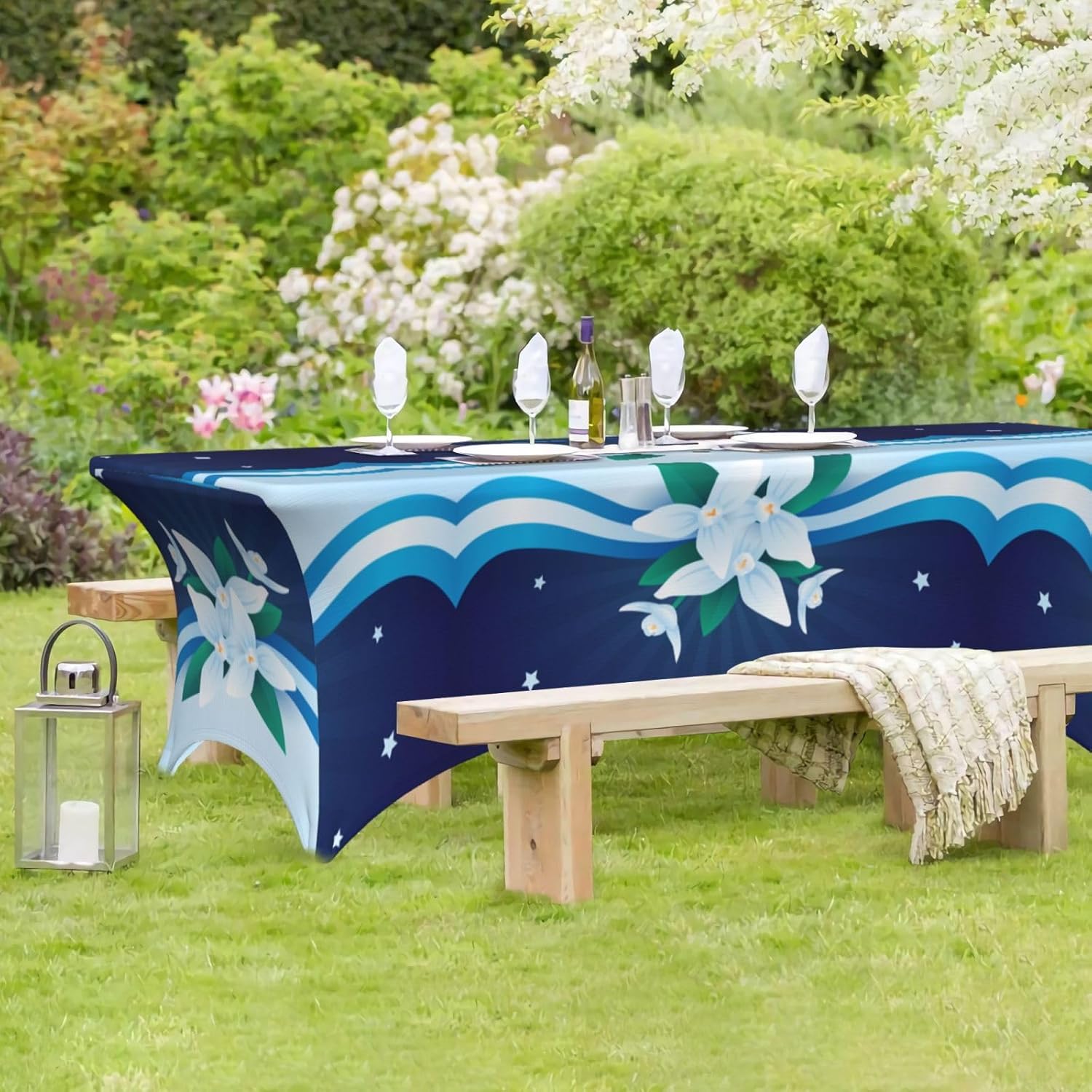 Mantel personalizado con logotipo, mantel elástico personalizable, añade tu foto personalizada, imagen a la moda, personalizable con logotipo para