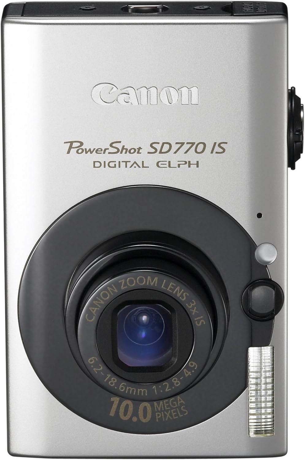 Canon PowerShot SD770IS Cámara digital de 10MP con zoom estabilizado de imagen óptica 3x (negro)